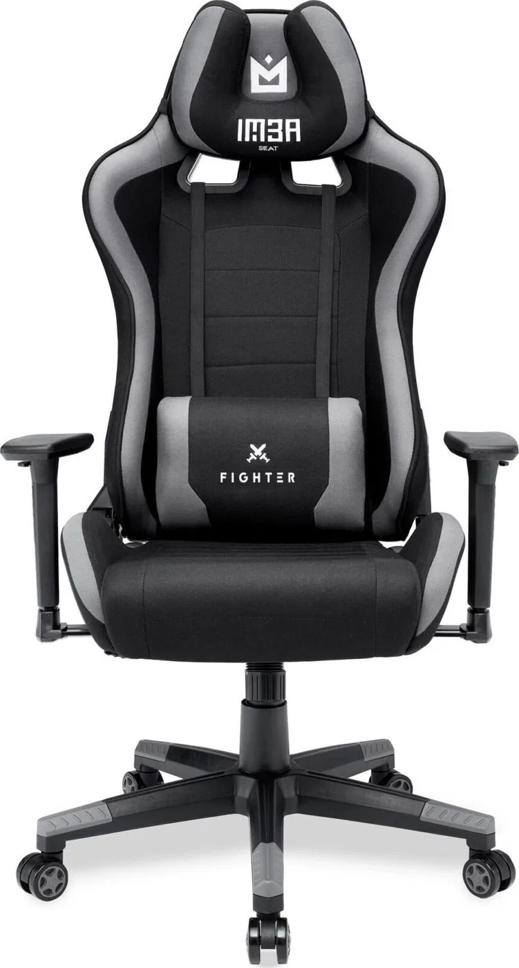 Fotel IMBA Seat Fighter czarno-szary