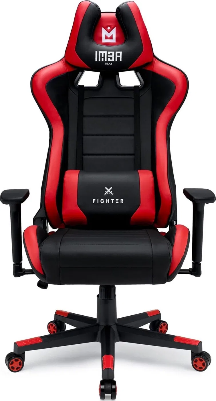Fotel IMBA Seat Fighter czarno-czerwony