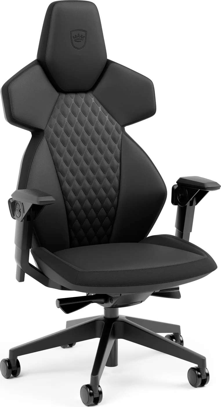 Fotel noblechairs DAWN, czarny, czarne obszycie