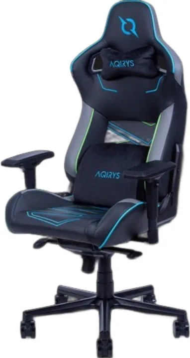 AQIRYS Fotel gamingowy HYPERION black/grey/blue