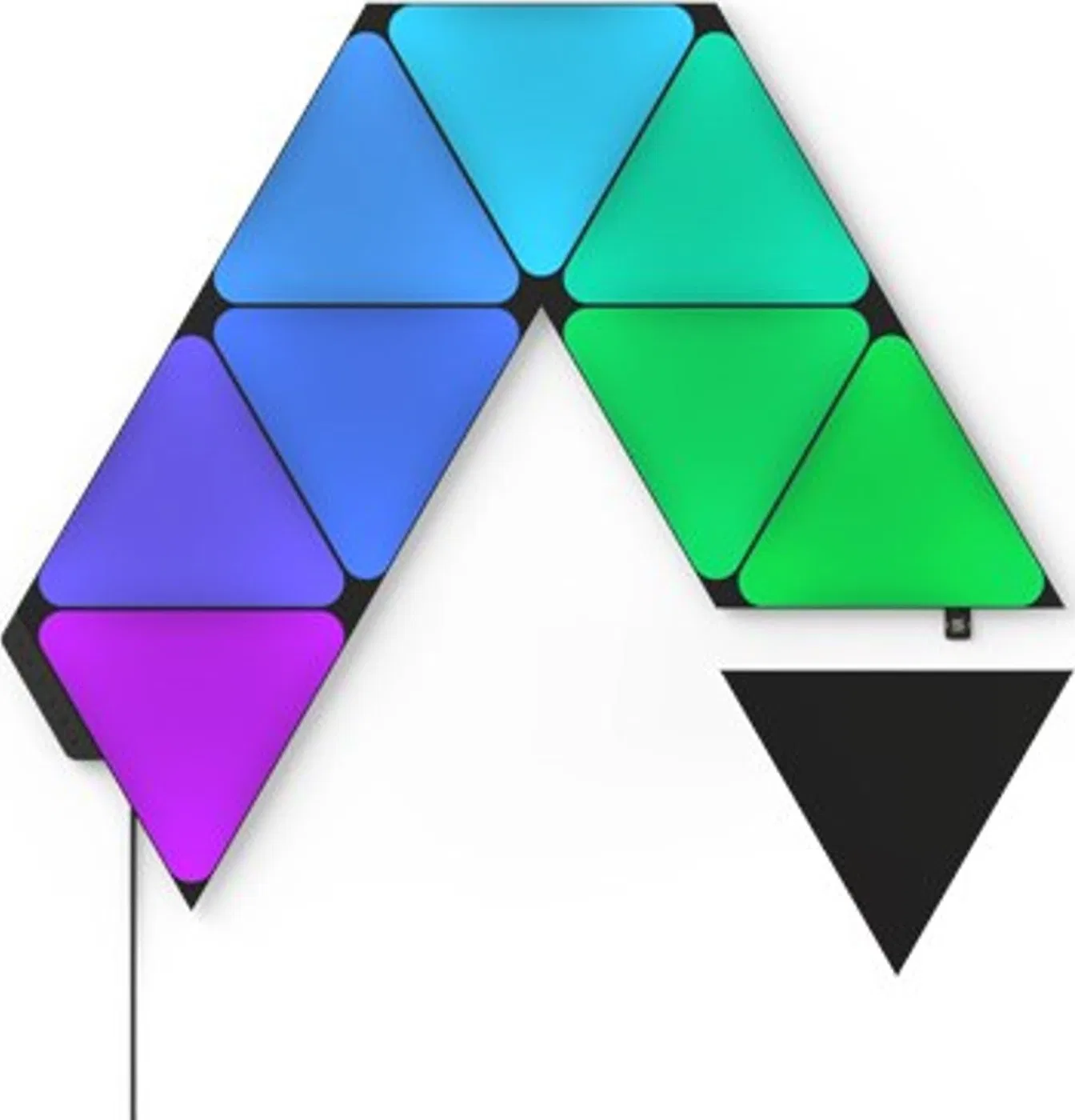 Nanoleaf Nanoleaf Shapes Triangles Starter Kit - panele świetlne (9 paneli świetlnych) (black)