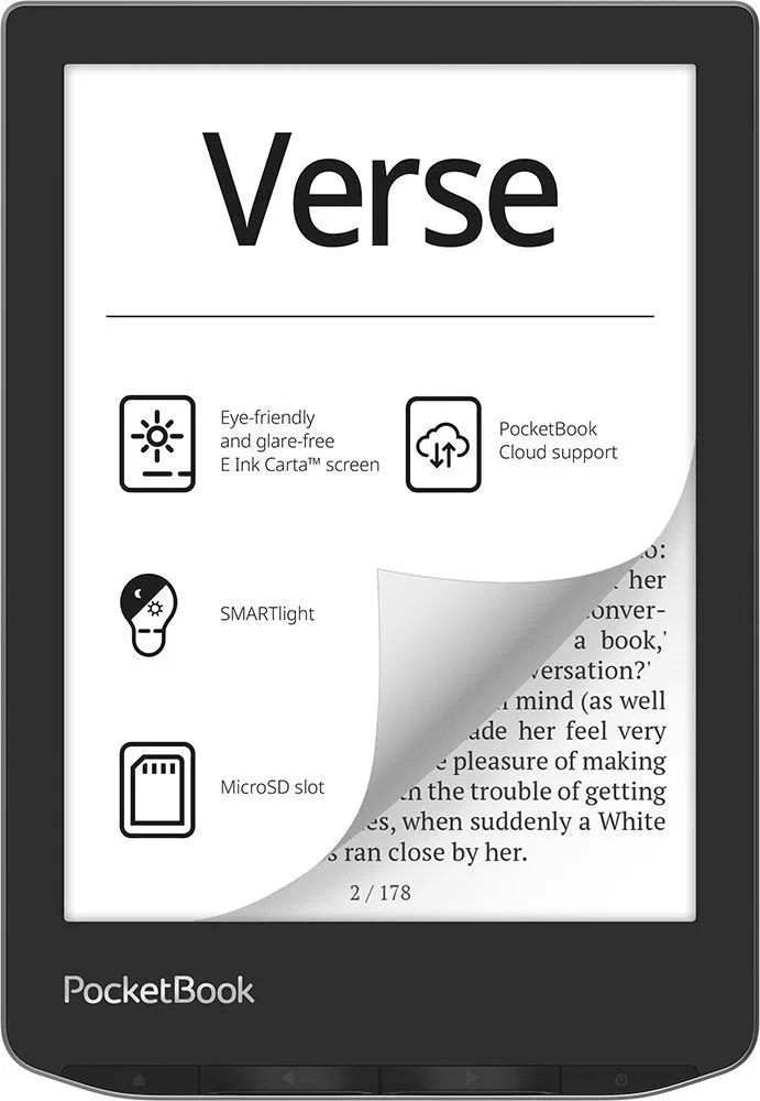 Czytnik PocketBook PocketBook Verse Mist Grey DACH-Version (PB629-M-WW-B)