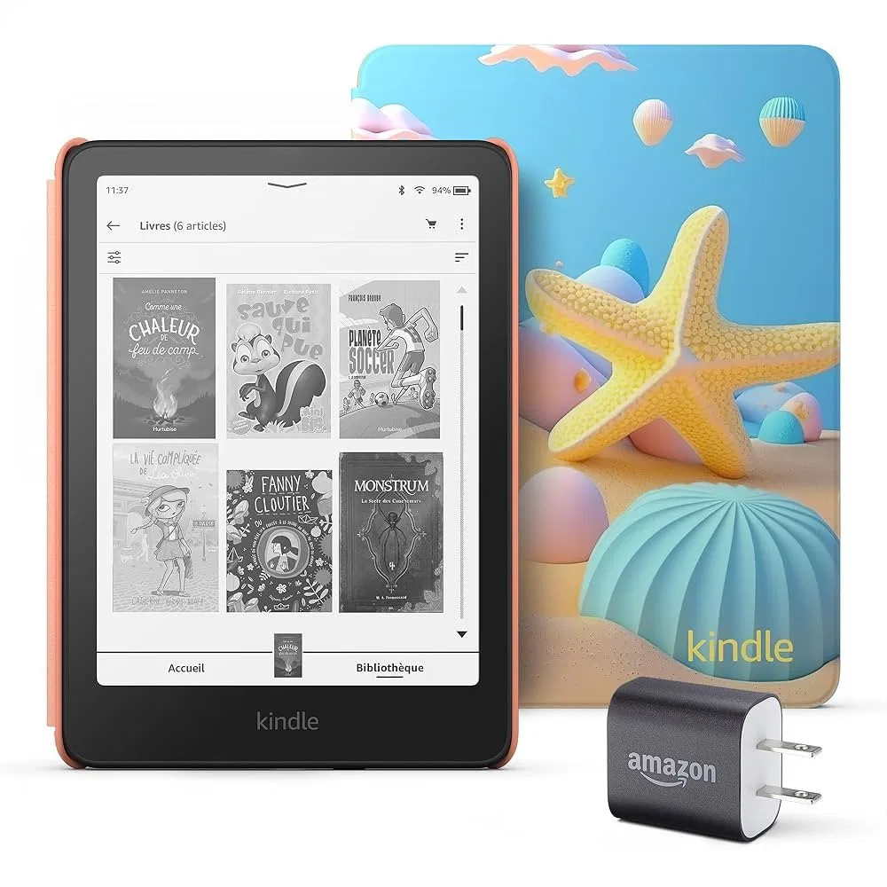 Czytnik Amazon Kindle Paperwhite Kids 16GB Starfish (B0CFPS7ZY9)