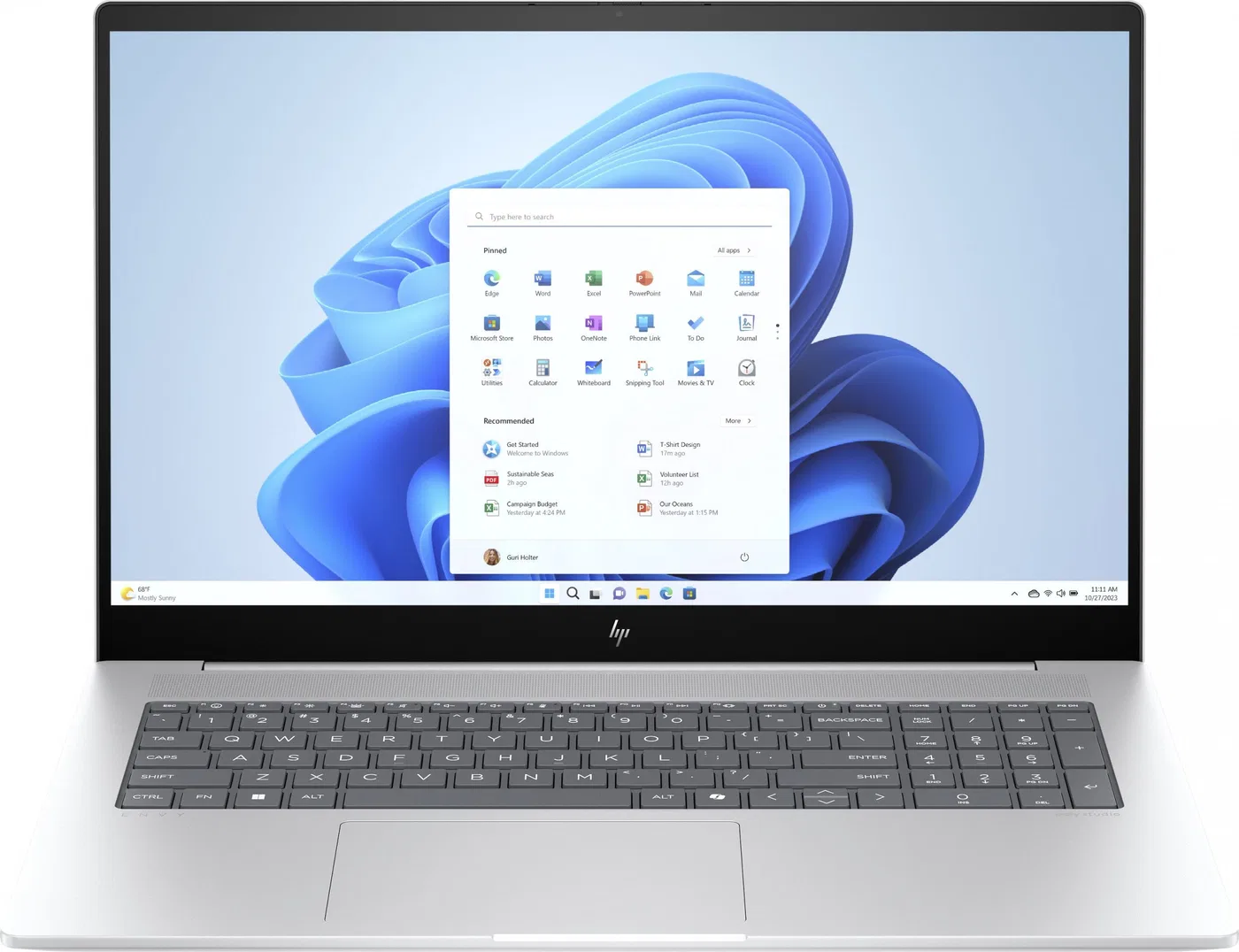 Laptop HP HP Envy Laptop 17-da0002nw Intel Core Ultra 7 155H 43,9 cm (17.3") Ekran dotykowy Full HD 32 GB DDR5-SDRAM Wi-Fi 6E (8