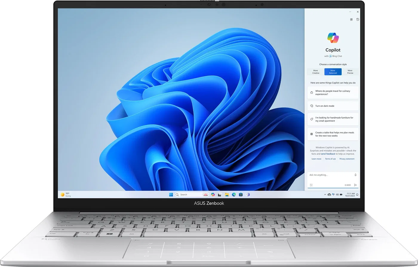 Laptop Asus Zenbook 14 OLED Core Ultra 5 125H / 16 GB / 1 TB / W11 / 120 Hz (UX3405MA-PP174W)