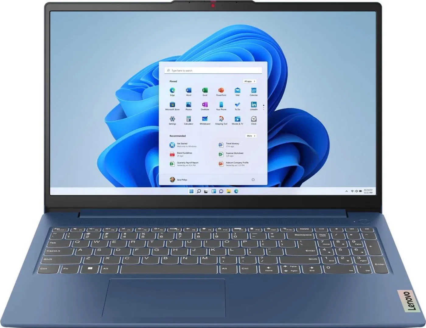 Laptop Lenovo IdeaPad Slim 3 15IAH8 i5-12450H / 16 GB / 512 GB / W11 (83ER008MPB)