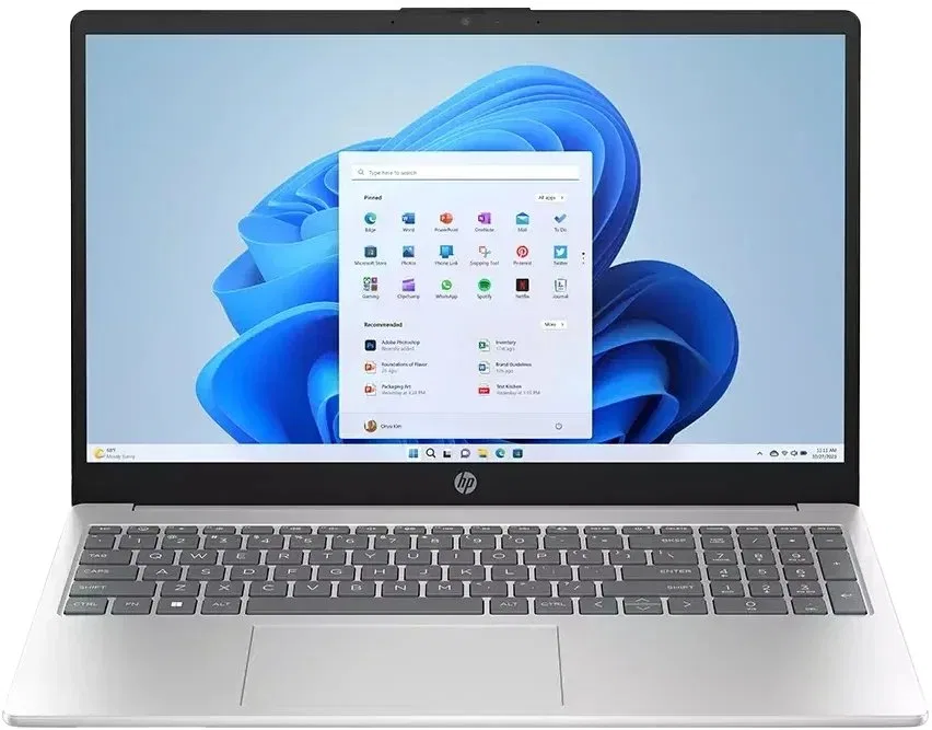 Laptop HP Hewlett Packard (HP) HP Nešiojamas kompiuteris 15-fc0018ny - Ryzen 3-7320U, 15.6" FHD AG SVA 250nits, 8GB, 256GB SSD,
