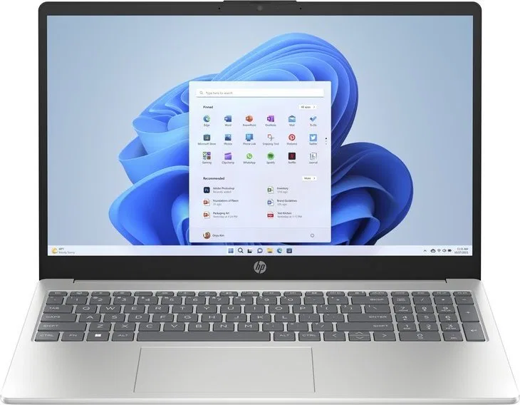 Laptop do pracy HP 15-fd0051ne / 9D196EA / Intel i5-13 / 8GB / SSD 512GB / NVIDIA MX570 / FullHD / Win 11 / Srebrny