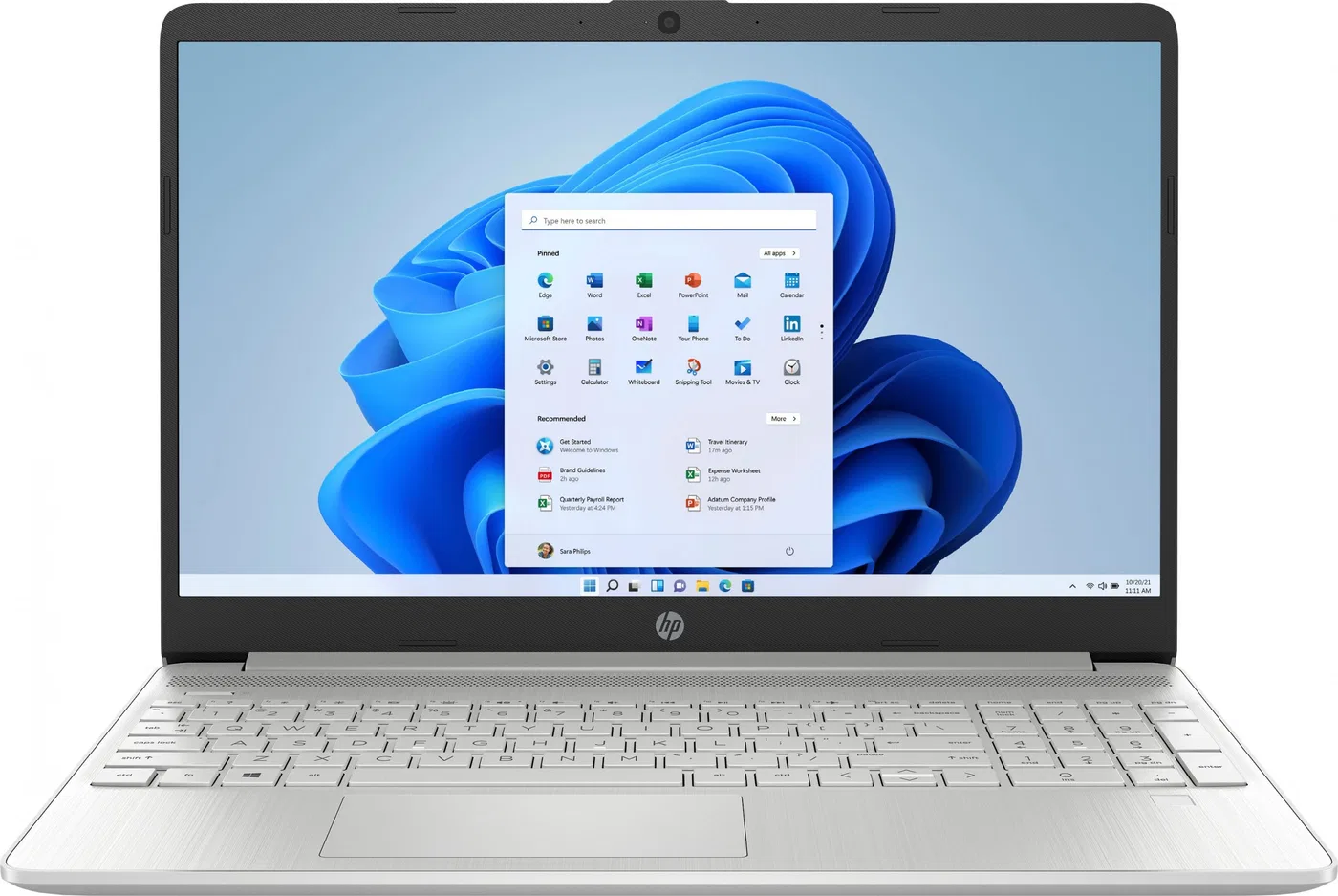 Laptop HP Laptop HP 15s-eq2023nw 4F668EA RYZEN 3 / 8GB / 256GB SSD / AMD Radeon / FullHD / Win11 / Srebrny