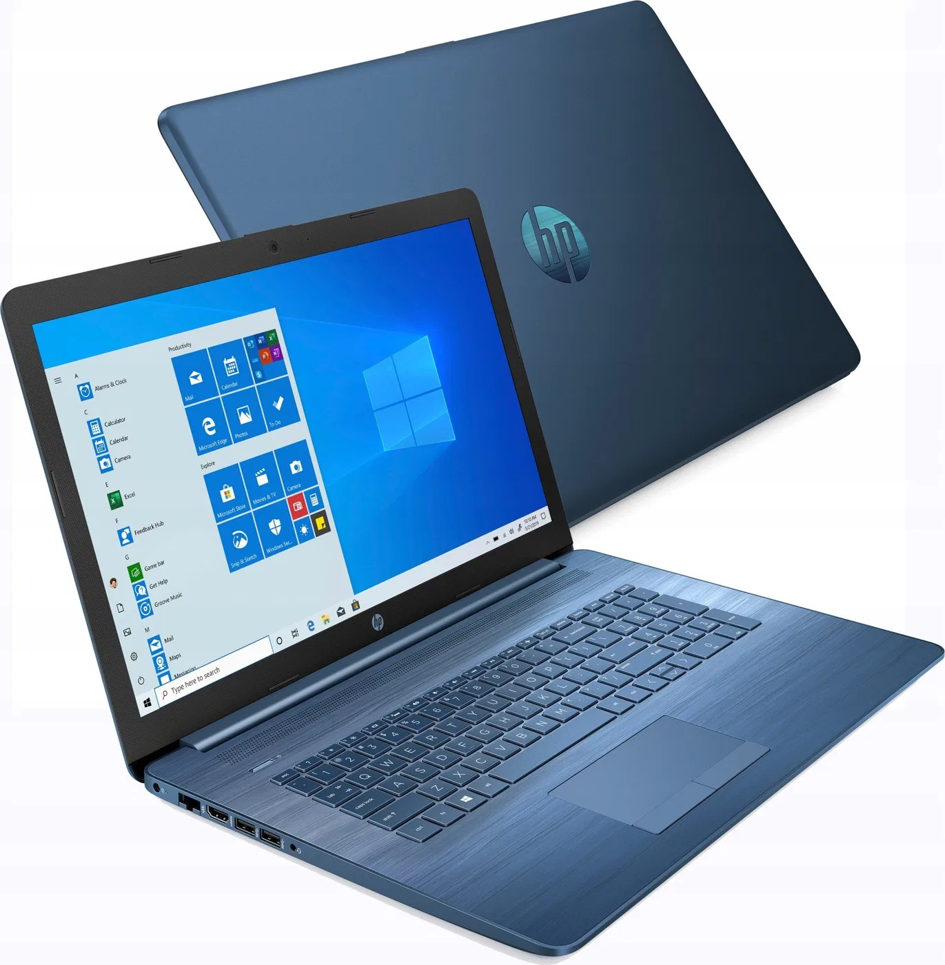 Laptop HP Laptop HP 17-by4006cy / 2Q3P0UA / Intel i3-11 / 8GB / SSD 256GB / Intel UHD / HD+ / Dotyk / Win 11 / Niebieski