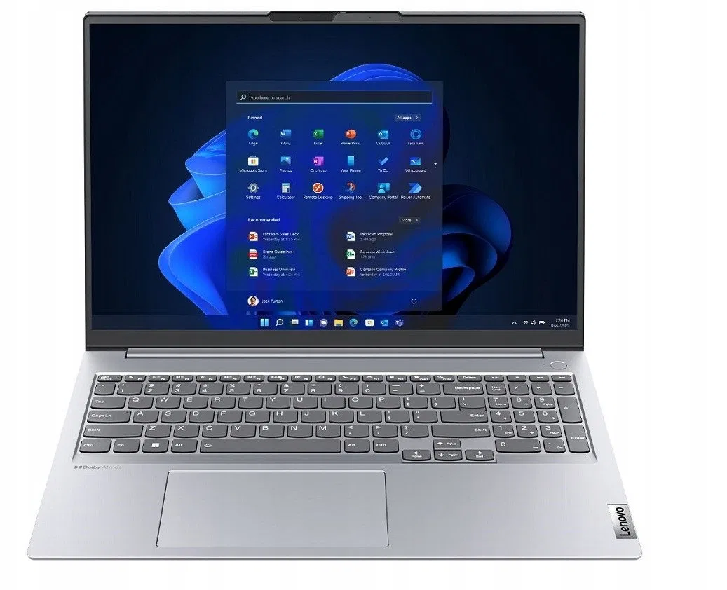 Laptop Lenovo ThinkBook 16 G7 Ryzen 5 7535HS / 16 GB / 512 GB / Windows 11 Pro EDU (21MWS01F00)