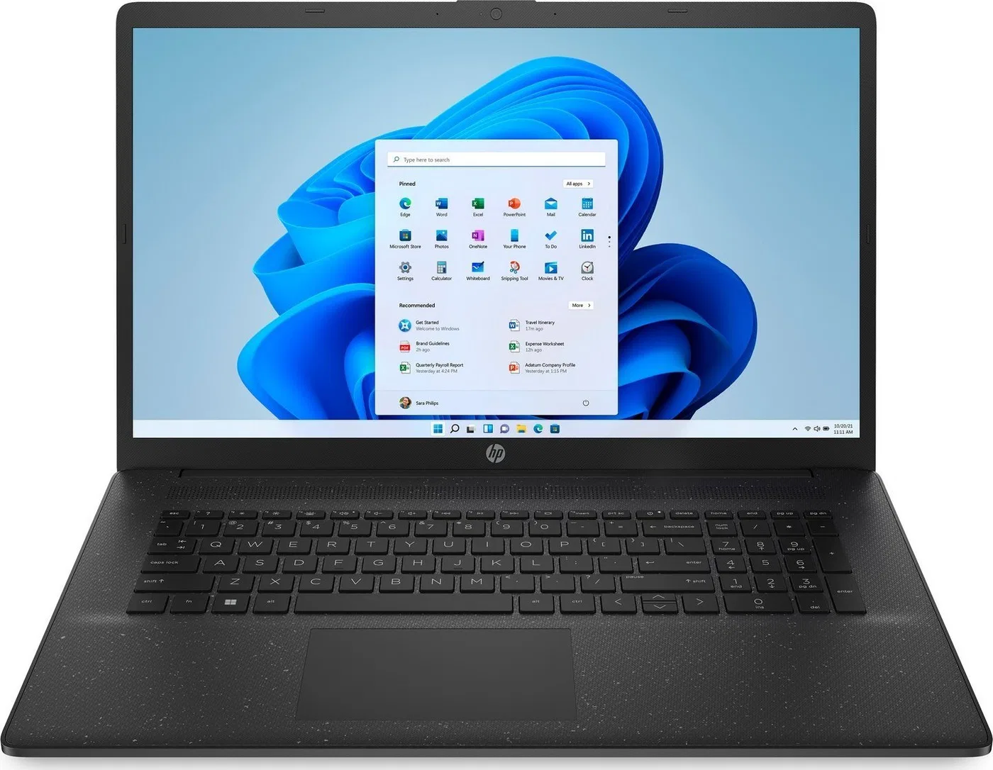 Laptop HP 17T-CN300 / 767L1AVI-I0007401 / Intel N200 / 8GB / SSD 256GB / Intel UHD / HD+ / Win 11 / Czarny