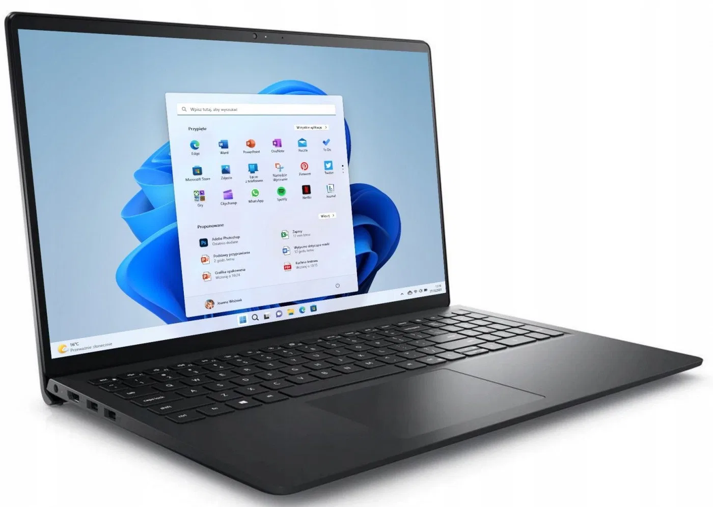 Laptop Dell I15-3520121508512DX i3-1215U/15.6" FHD/8GB/SSD 512GB/BT/Win 11 Carbon Black