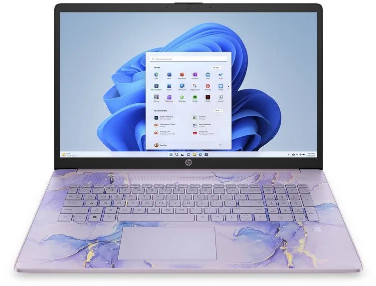 Laptop HP TS 15-FD0019DS - Intel Processor N200 4 rdzenie | 8GB | SSD 256GB | 15.6" HD Dotykowa | Windows 11 | Fioletowy