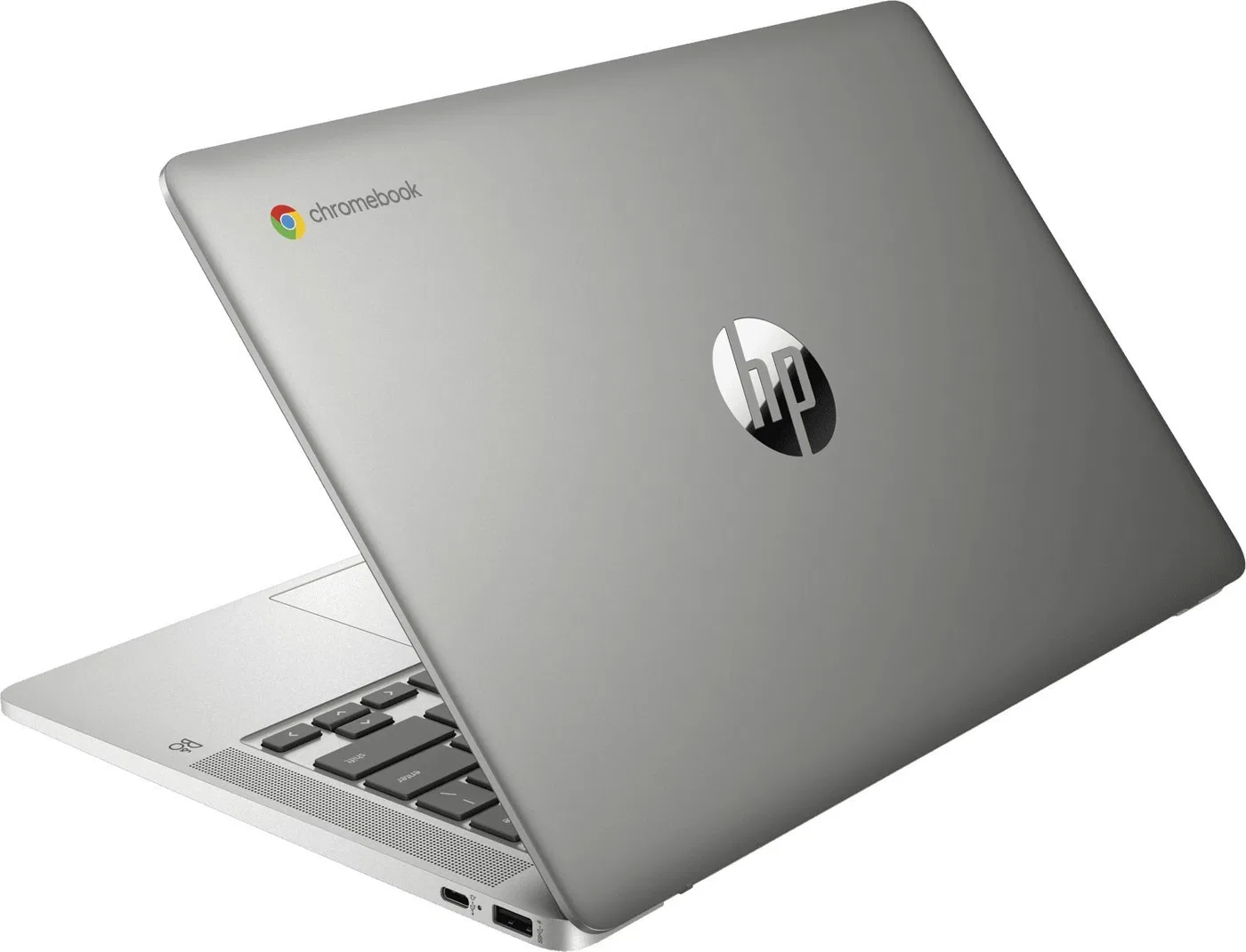 Laptop HP Laptop HP Chromebook 14a-na0050nd / 9ZA40EA / Intel N4000 / 4GB / eMMC 64 GB / Intel UHD / FullHD / Chrome OS / Srebrn