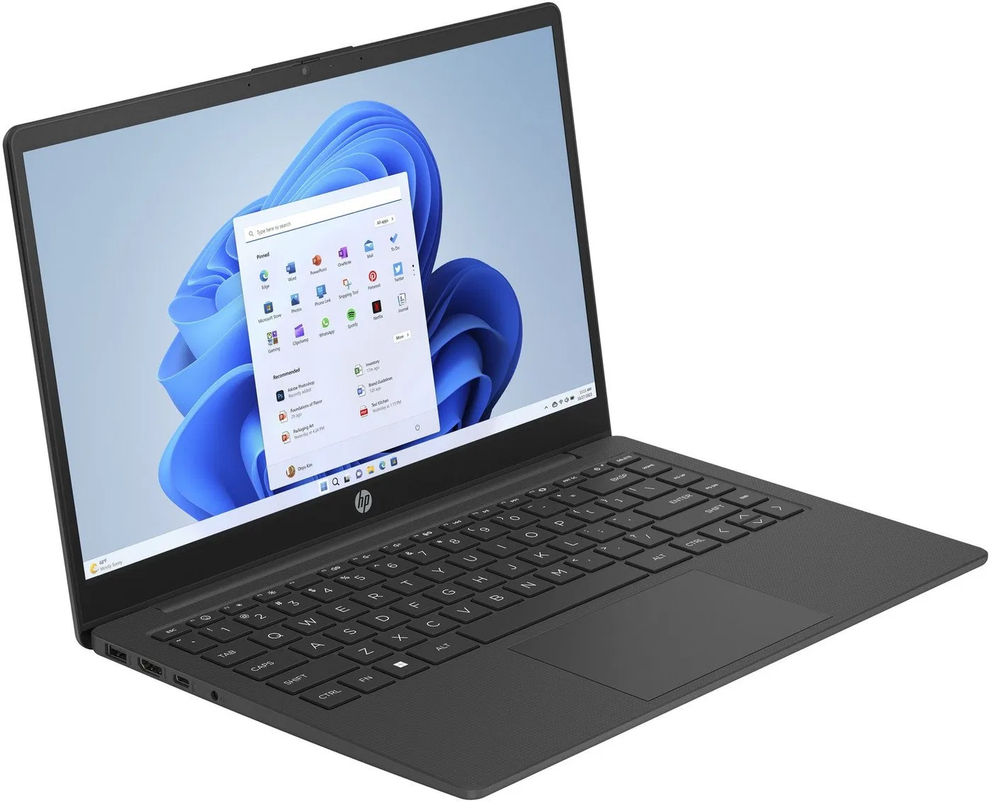 Laptop HP 14-EP0008 / 97Y63UA / Intel N100 / 8GB / SSD 256GB / Intel UHD / FullHD / Win 11 / Czarny