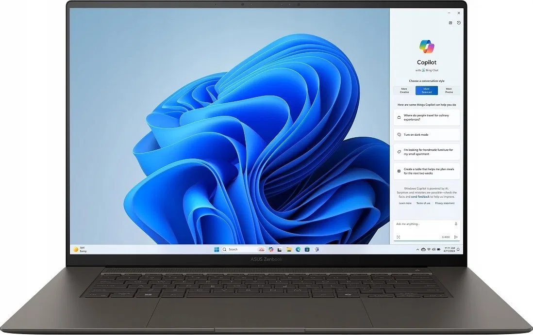 Laptop Asus ZenBook S16 UM5606 Ryzen AI 9 HX 370 / 32 GB / 2 TB / W11 / 120 Hz (UM5606WA-RK215W)