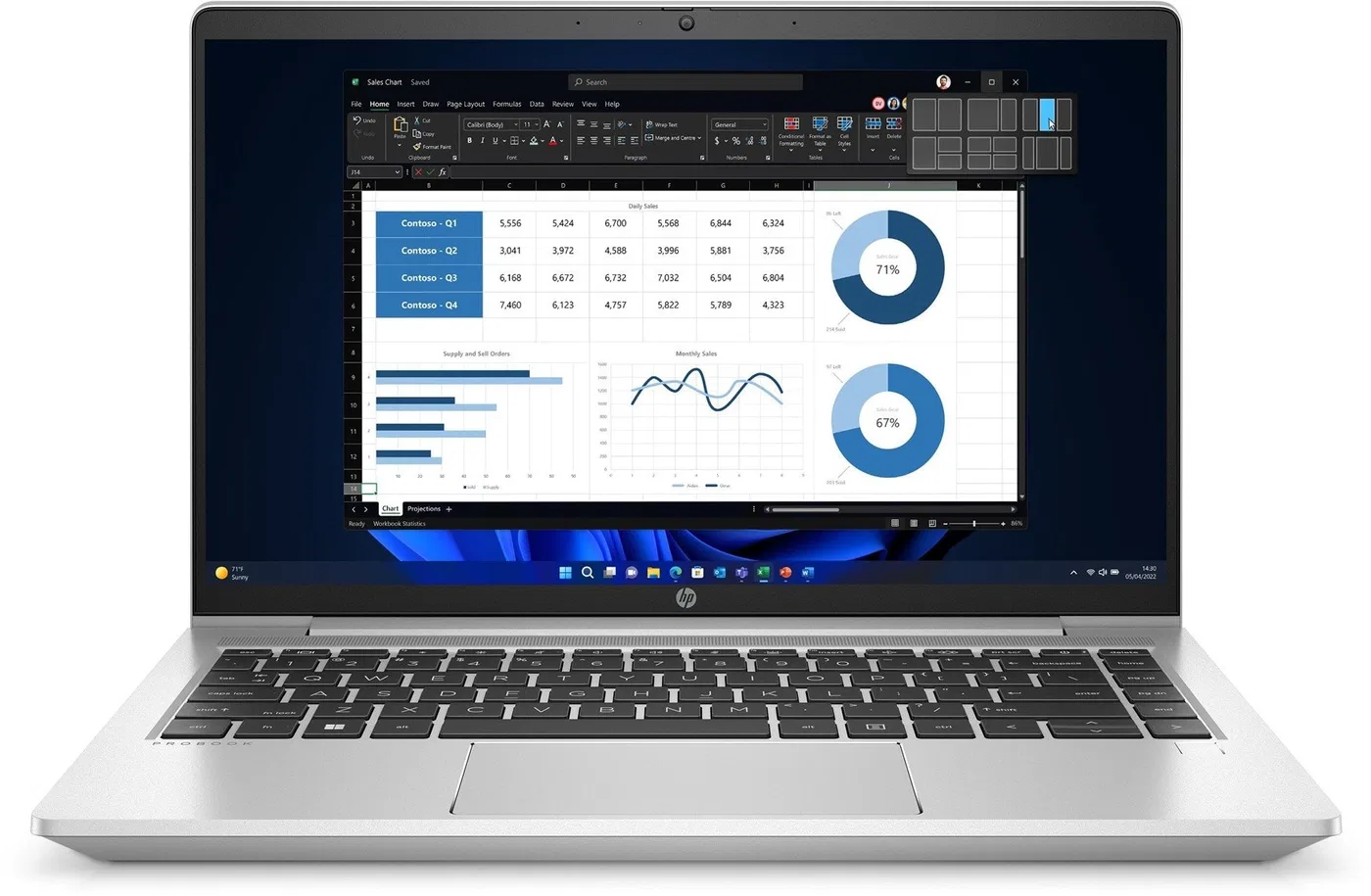 Laptop HP ProBook 440 G9 - Intel Core i7-1255U | SSD 512GB | 16GB | 14" FHD | Windows 11 Pro | Kolor SILVER | Podświetlana klawi
