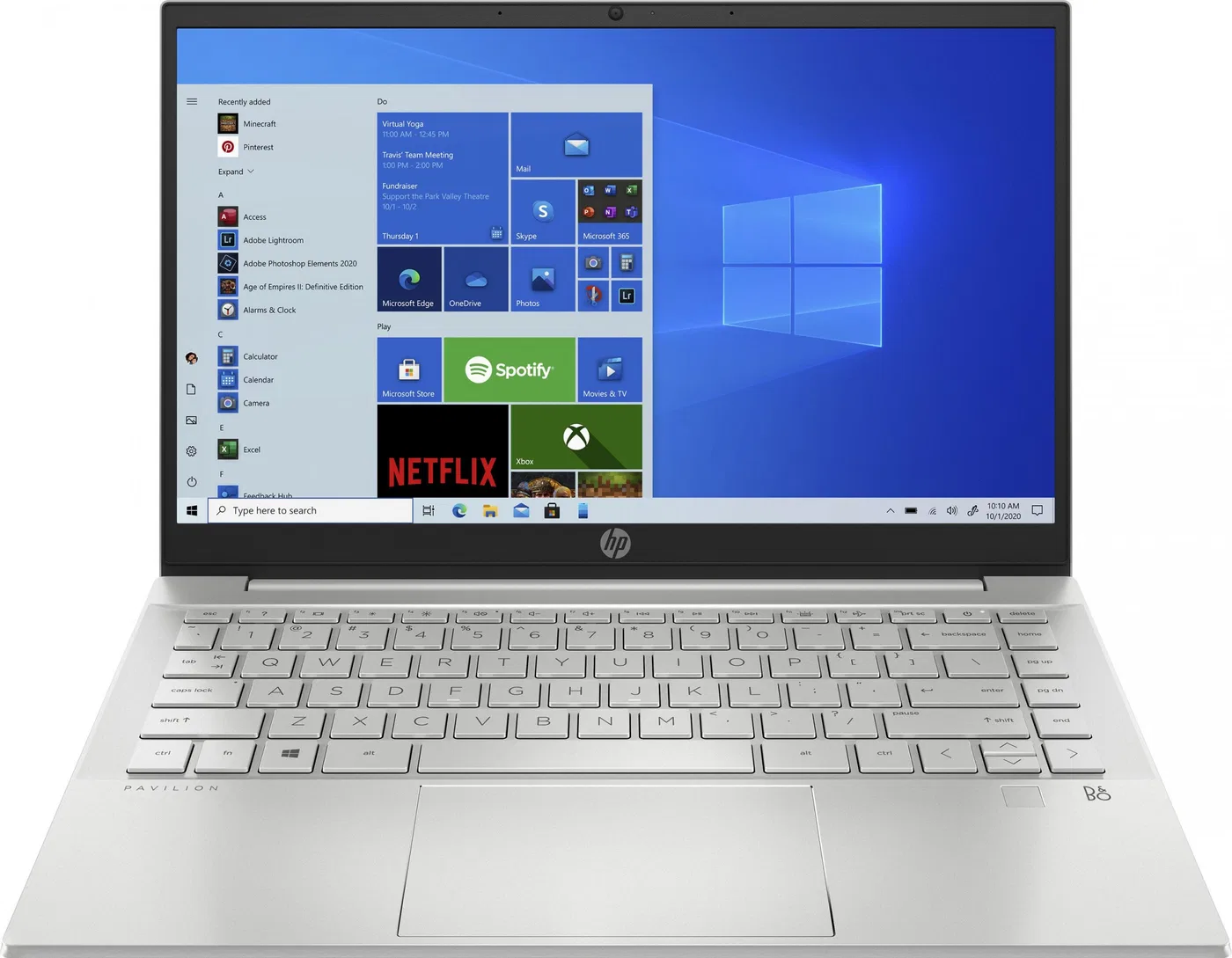 Laptop HP Laptop HP Pavilion 14-ec0404nw / 4H3J2EA / AMD Ryzen 7 / 16GB / SSD 512GB / AMD Radeon / FullHD / Win 11 / Srebrny
