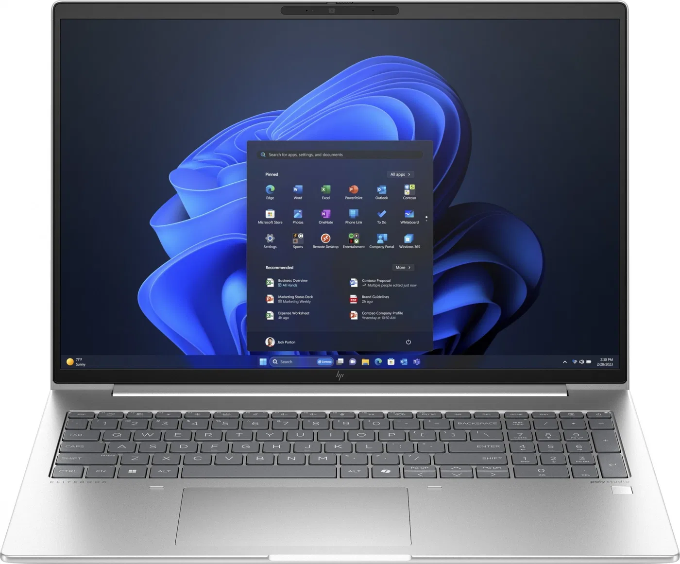 Laptop HP HP EliteBook 665 G11 Notebook - Wolf Pro Security - AMD Ryzen 5 7535U / 2.9 GHz - Win 11 Pro - Radeon 660M - 16 GB RAM