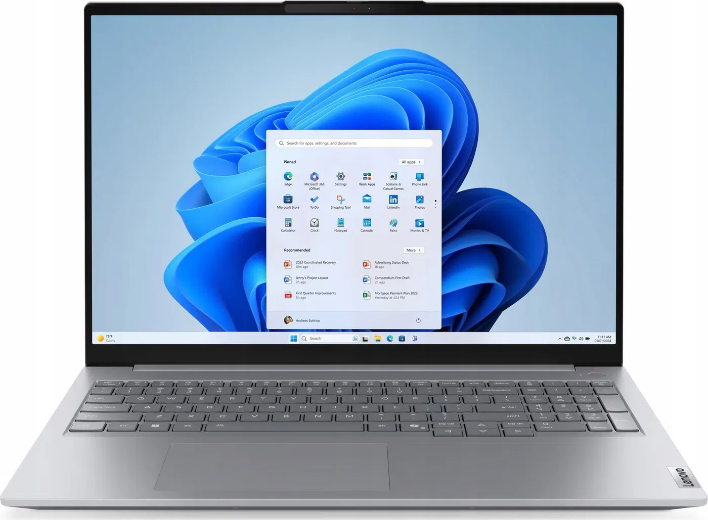 Laptop Lenovo ThinkBook 16 G8 IAL Ultra 5 225U / 16 GB / 512 GB / W11 Pro (21SK008PPB)