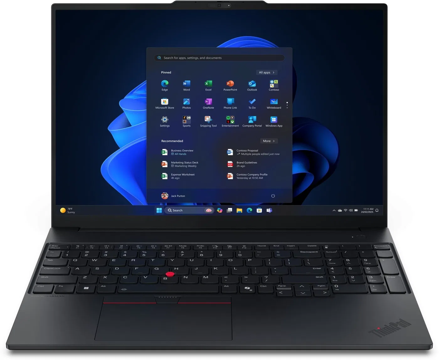 Laptop Lenovo ThinkPad E16 G3 Ultra 5 225U / 8 GB / 256 GB / W11 Pro (21SR0047GE)