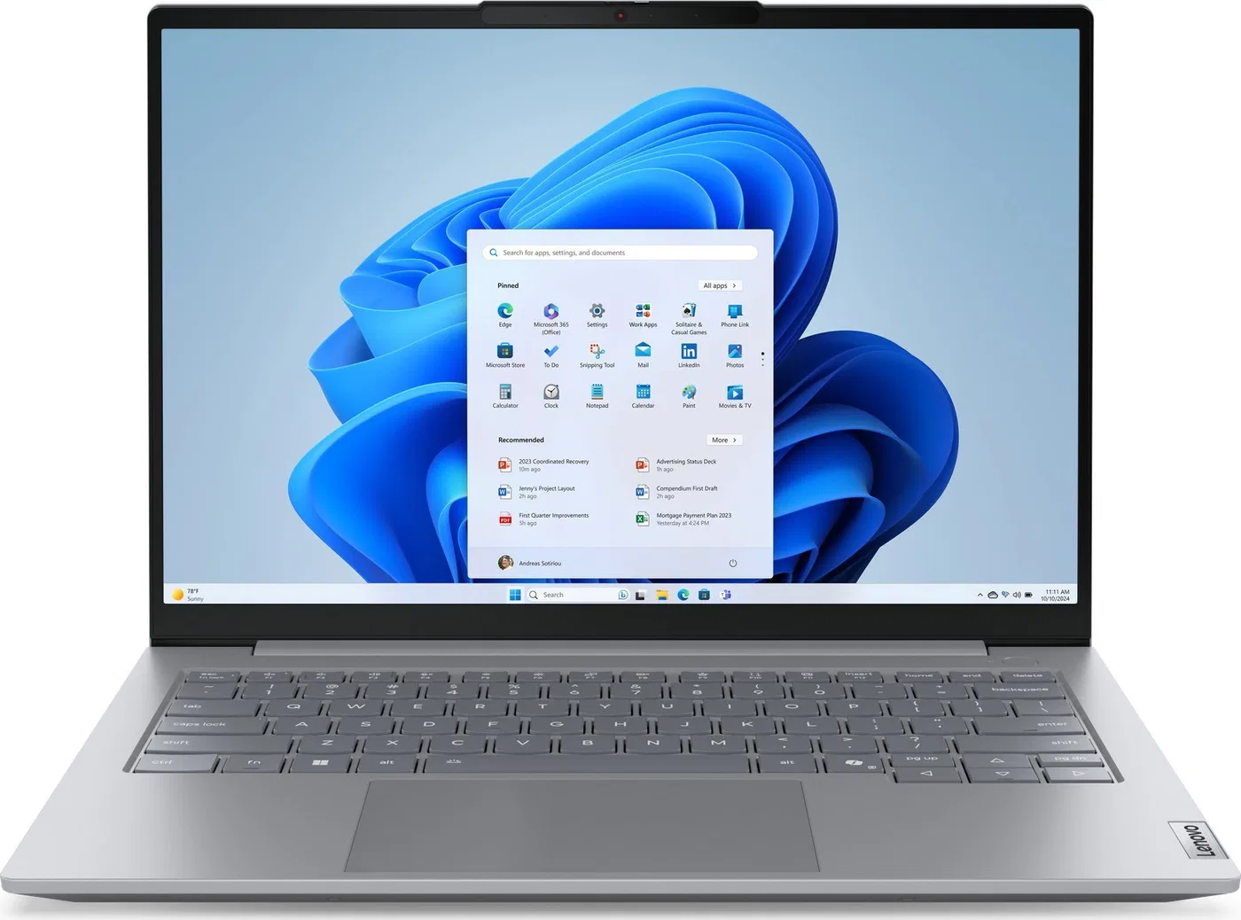 Laptop Lenovo ThinkBook 14 G8 IAL Core 5 210H / 16 GB / 512 GB / W11 Pro (21SG0099PB)
