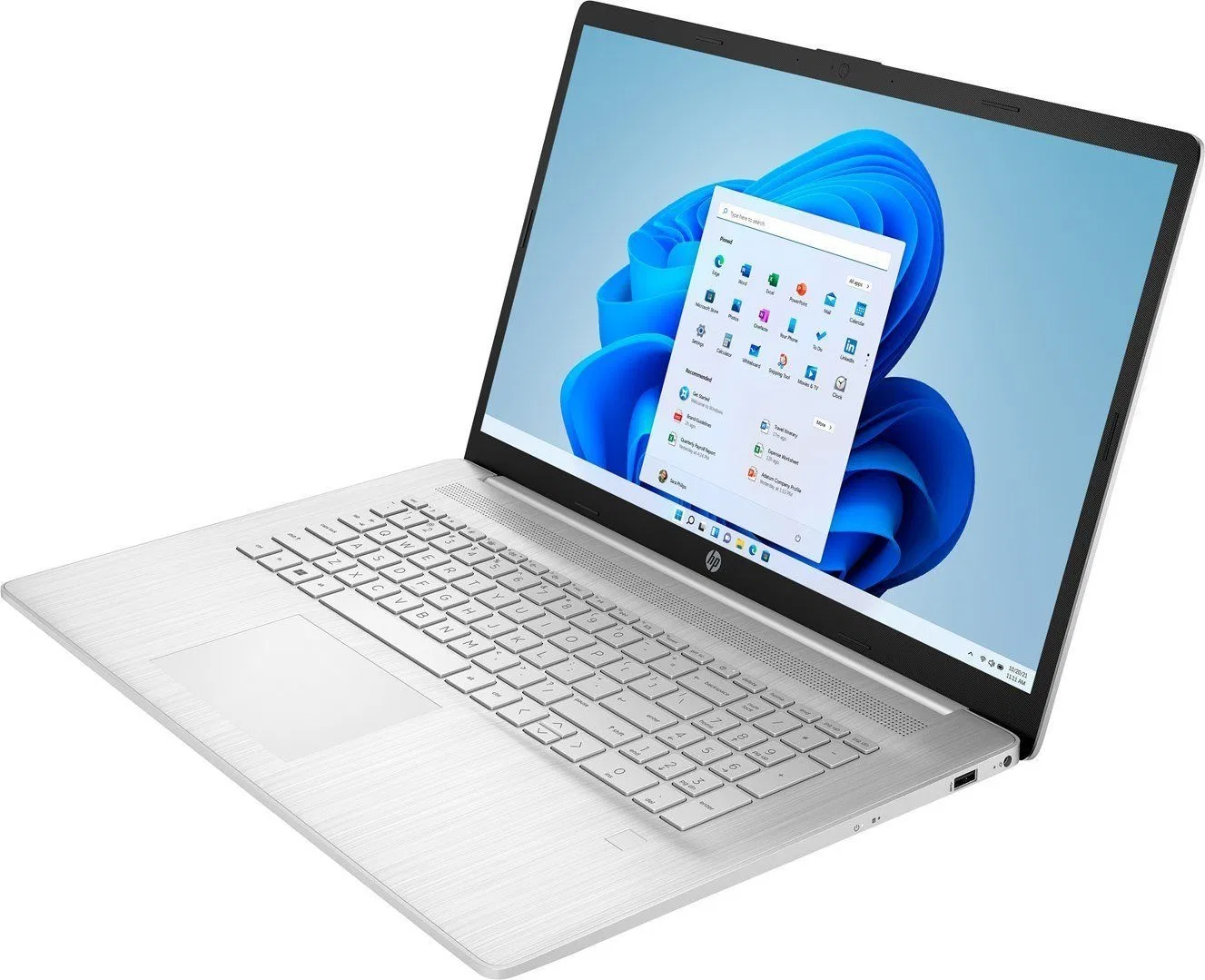 Laptop HP HP 17-cp1014nw Ryzen 7 5825U 17,3"FHD 250nits 8GB DDR4 3200 SSD512 AMD Radeon Graphics Win11 Silver