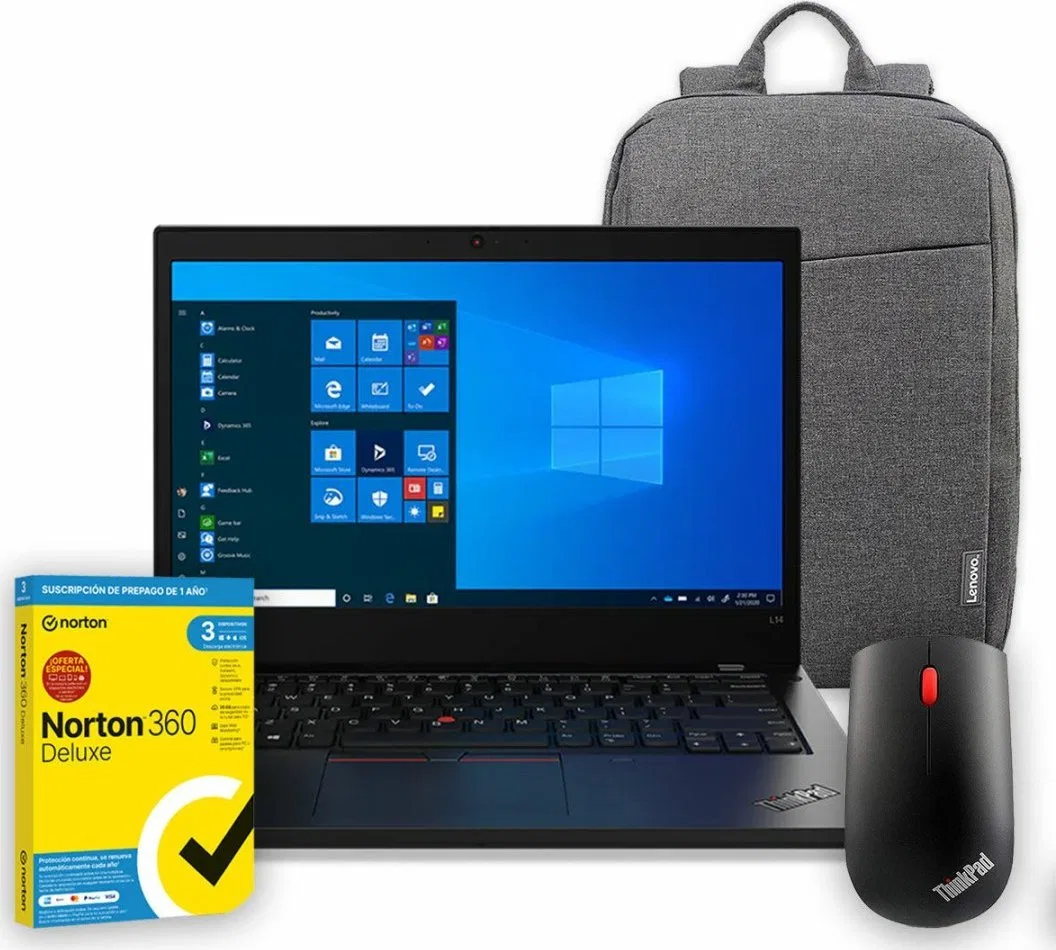 Laptop Lenovo Laptop Lenovo L14 14" AMD Ryzen 5 5500U 16 GB RAM 512 GB SSD Qwerty Hiszpańska