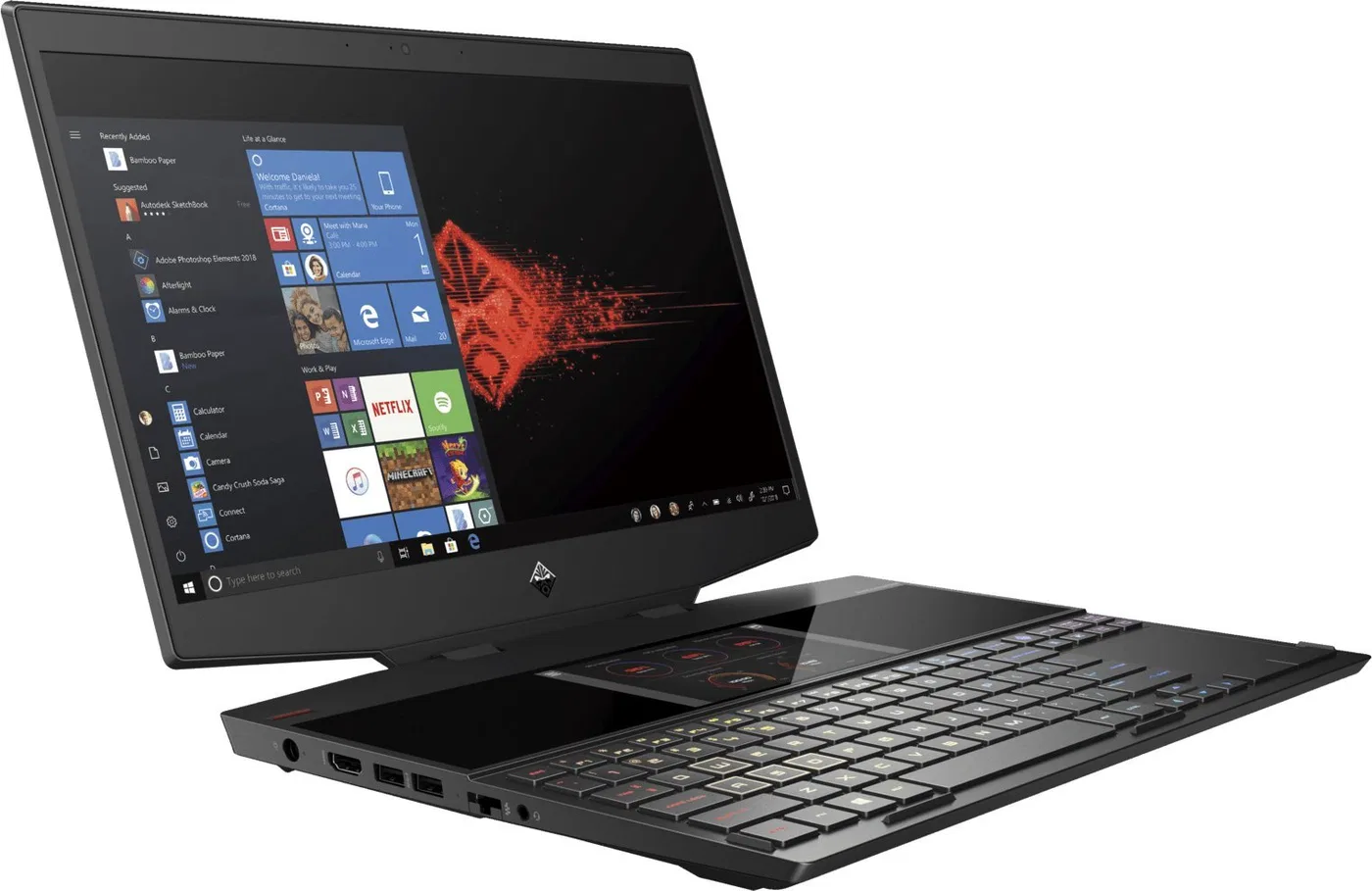 Laptop HP Laptop HP OMEN X 15-dg0001na / 6PY73EA / Intel Core i7 / 32GB / SSD 512GB / Nvidia RTX 2070 / FullHD / Win 11 / Czarny