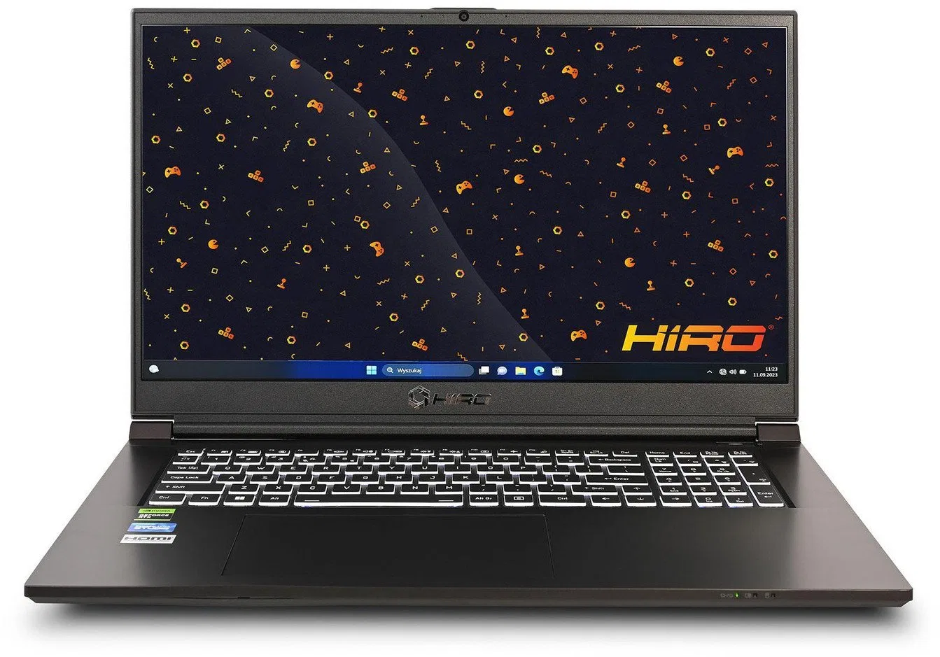 Laptop gamingowy HIRO KX750 17,3'', 144Hz, i7 13620H, RTX 4050 6GB, 32GB RAM, 1TB SSD M.2, W11H one size