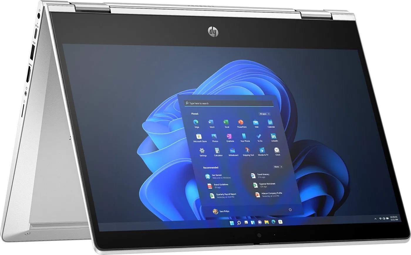 Laptop HP HP Pro x360 435 G10 Notebook - Wolf Pro Security - Flip-Design - AMD Ryzen 7 7730U / 2 GHz - Win 11 Pro - Radeon Graph
