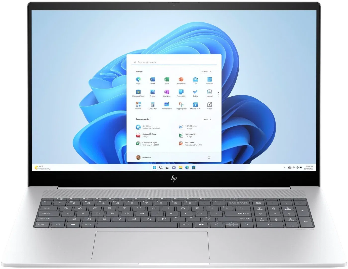 Laptop HP Envy 17-da0002na / A18XFEA / Intel Ultra 5 / 16GB / 1TB / Intel Graphics / FullHD / Dotyk / Win 11 / Srebrny