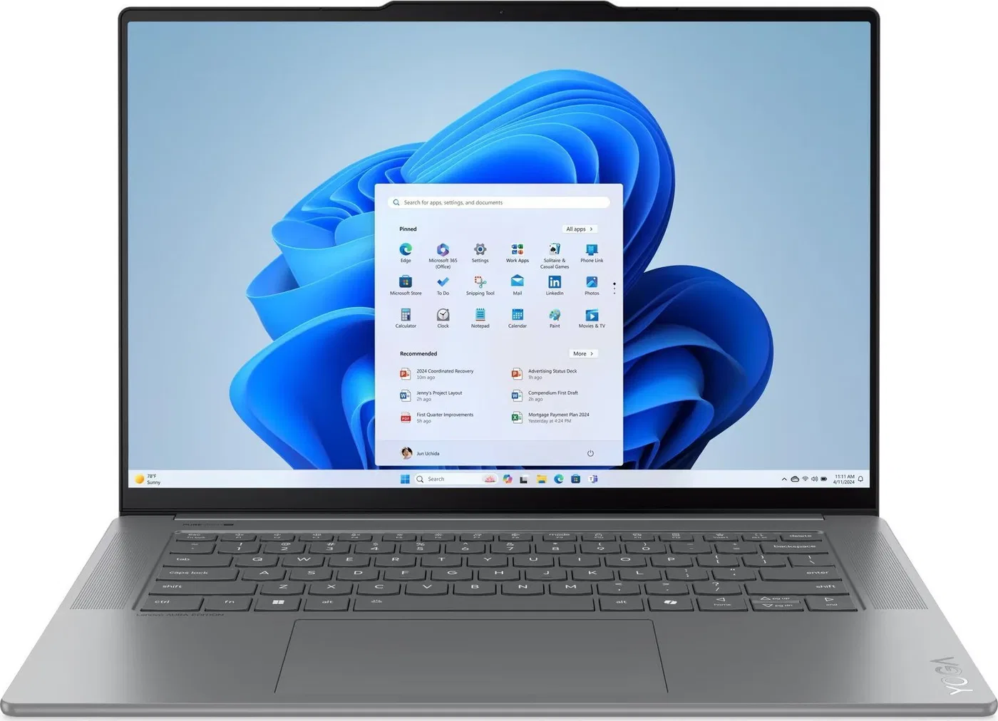Laptop Lenovo Yoga Slim 7 15ILL9 Ultra 7 256V / 16 GB / 1 TB / W11 / 120 Hz (83HM005ELT)