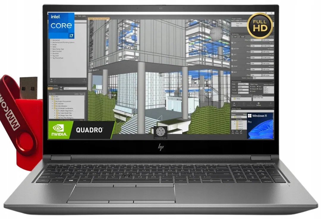 Laptop HP Zbook Fury 15 G8 i7 Gen11 64GB 4TB SSD 15,6" FHD IPS Quadro T1200