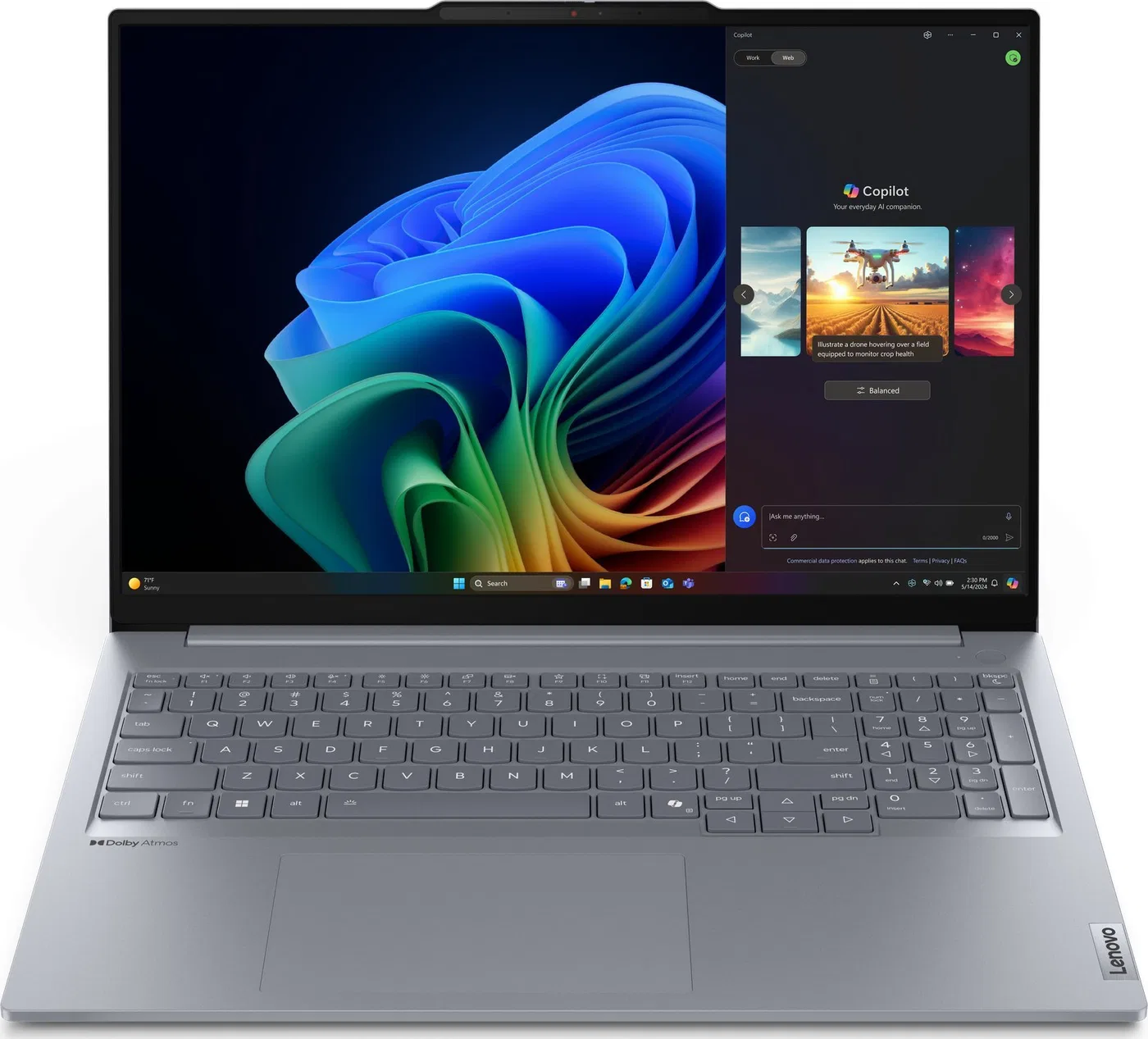Laptop Lenovo ThinkBook 16 G7 QOY X Plus X1P-42-100 / 16 GB / 512 GB / W11 Pro (21NH000BMH)