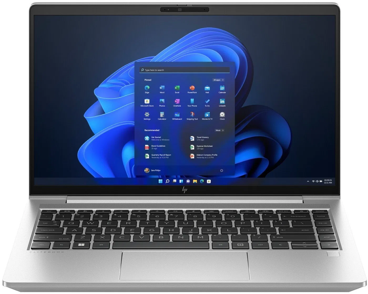 Biznesowy Laptop HP EliteBook 645 G11 / AQ8X0EC / Ryzen5 PRO 7535U / 16GB / SSD 256GB / Radeon / WUXGA / Win 11 Pro / Srebrny
