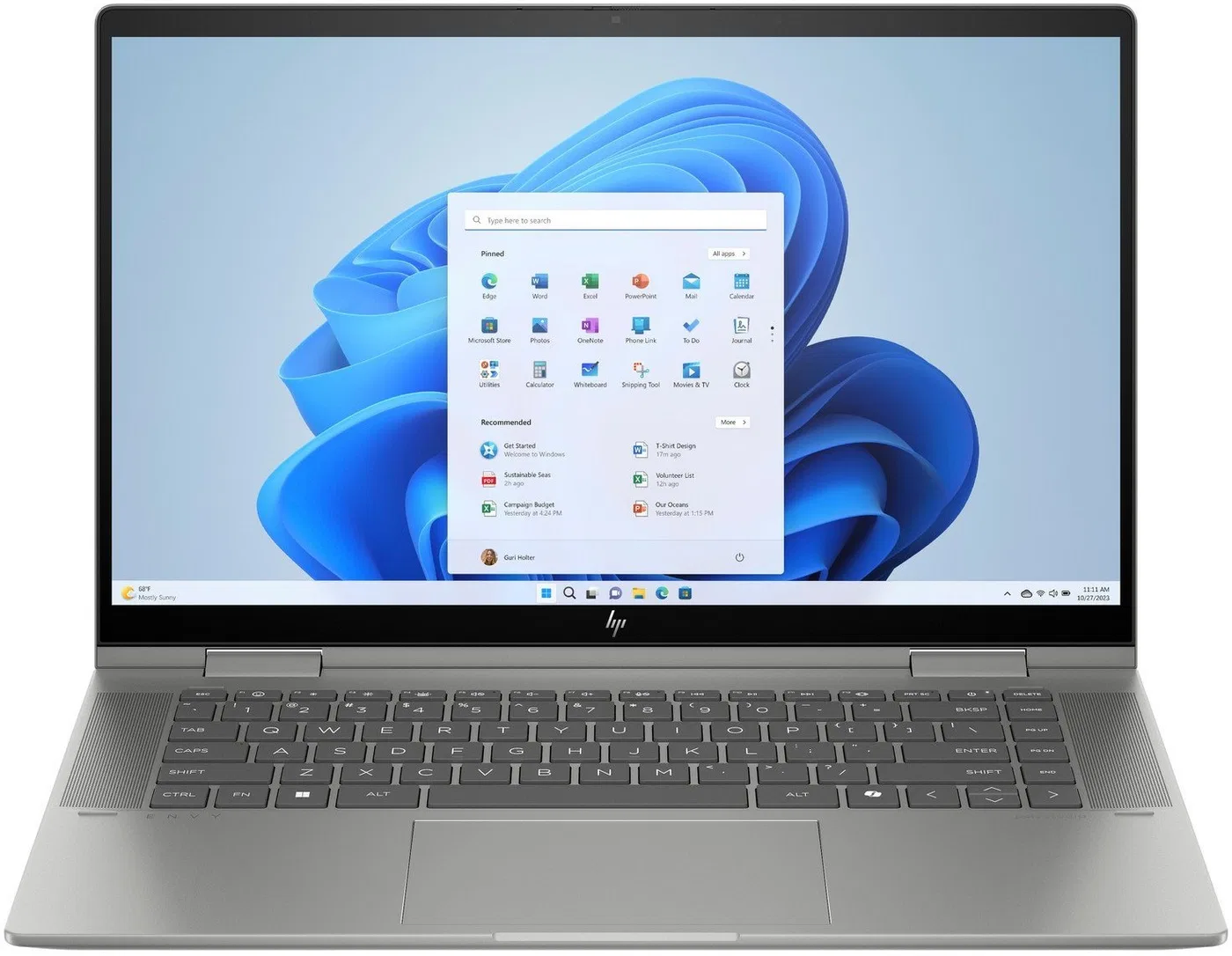 Laptop HP Envy x360 15-FE1073CL / 9U602UA / Ultra 7 155U / 32GB / SSD 1TB / 15,6 FHD / Intel UHD / Win 11 / Dotyk / Szary