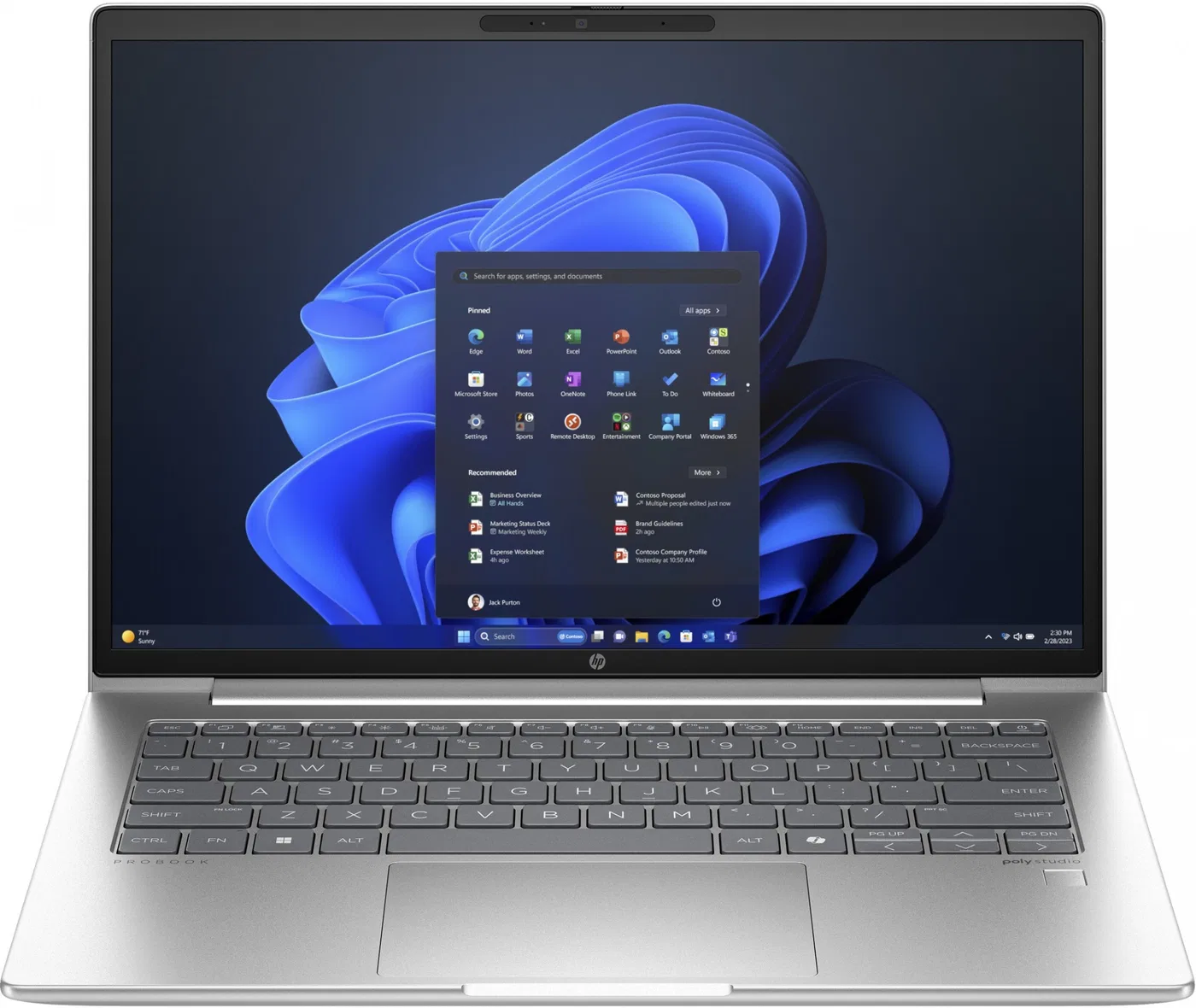 Laptop HP HP ProBook 440 G11 Notebook - Wolf Pro Security - Intel Core Ultra 7 155U / 1.7 GHz - Win 11 Pro - Intel Graphics - 16