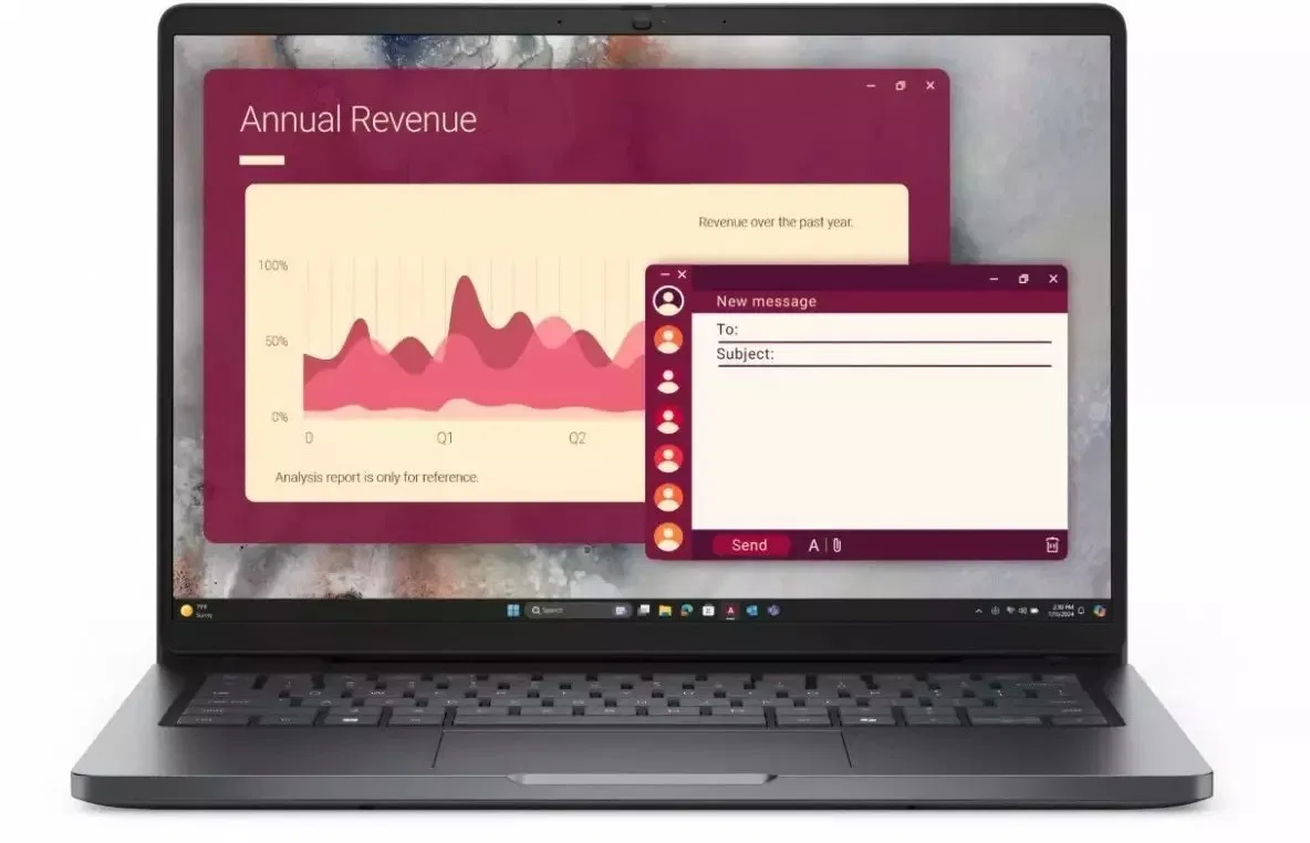 Laptop Dell Pro 14 PC14250 Core 5 120U / 16 GB / 512 GB / W11 Pro (BTO010_PC14250_EMEA)