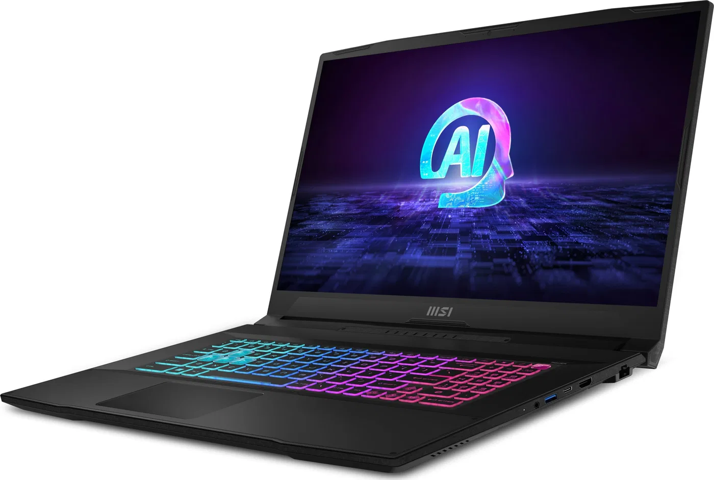 Laptop MSI Nešiojamas kompiuteris|MSI|Katana A17 AI B8VF|CPU Ryzen 7|8845HS|3800 MHz|17.3"|1920x1080|RAM 16GB|DDR5|5600 MHz|SSD