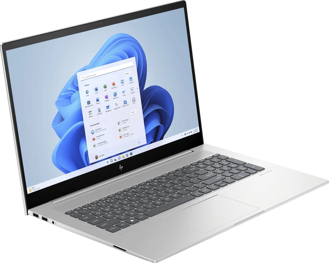 Laptop HP Laptop HP Envy 17-cw0097nr / 7Y9Q9UA / Intel i7-13 / 32GB / SSD 2TB / Intel Xe / 4K / Win 11 / Srebrny