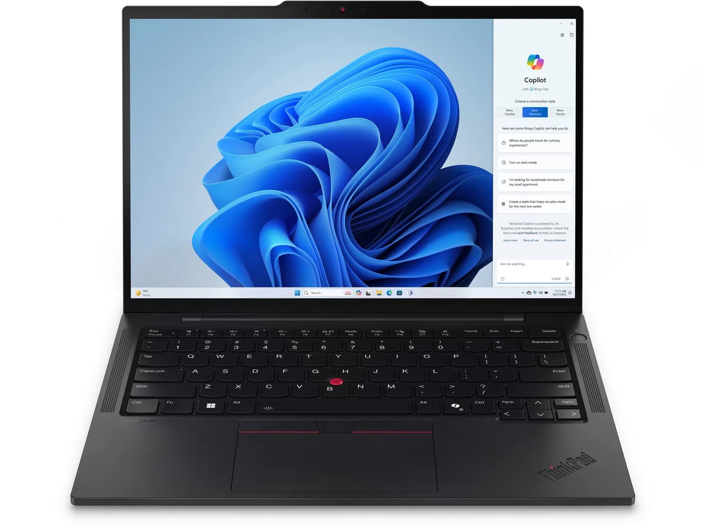 Laptop Lenovo ThinkPad T14s G5 Ultra 7 155U / 32 GB / 1 TB / W11 Pro (21LS002VMH)