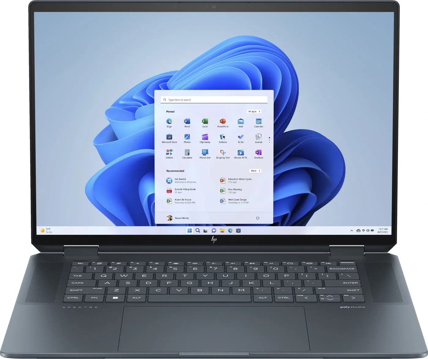 Laptop HP Laptop HP Spectre x360 16-aa0055nw 16" 16 GB RAM 1 TB SSD Nvidia Geforce RTX 4050 Qwerty US