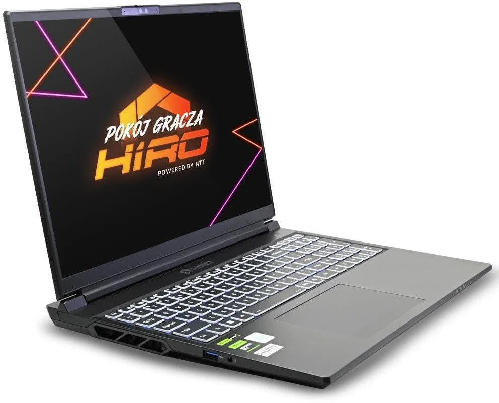 Laptop gamingowy HIRO EX16 16'' QHD+, 240Hz, Ultra 7 255HX, RTX 5070Ti 12GB, 32GB RAM, 1TB SSD, W11H