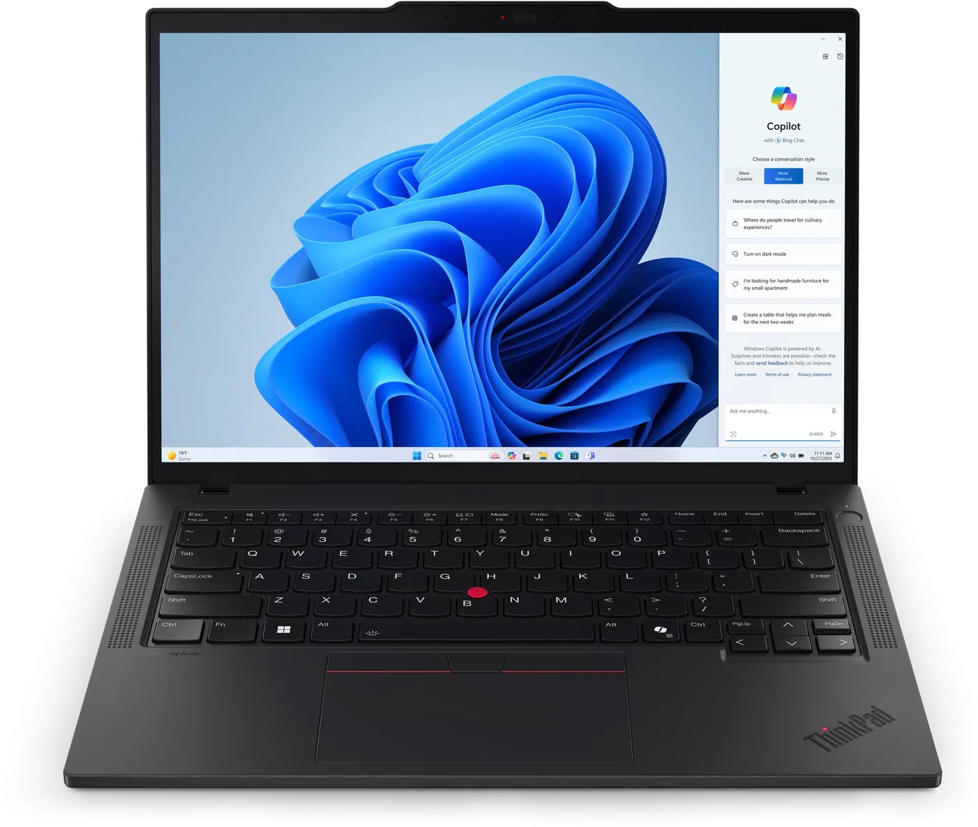 Laptop Lenovo ThinkPad T14 G5 Ultra 5 125U / 16 GB / 512 GB / W11 Pro (21ML002JMX)
