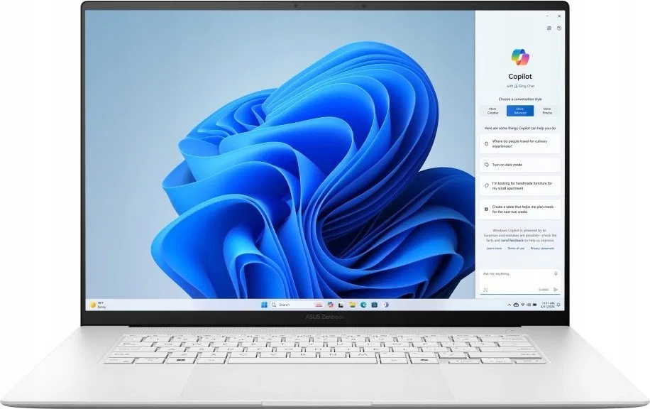 Laptop Asus Asus Zenbook S 16 OLED UM5606WA-RK217W | Scandinavian White | 16 " | OLED | 3K | 2880 x 1800 pixels | AMD Ryzen AI 9