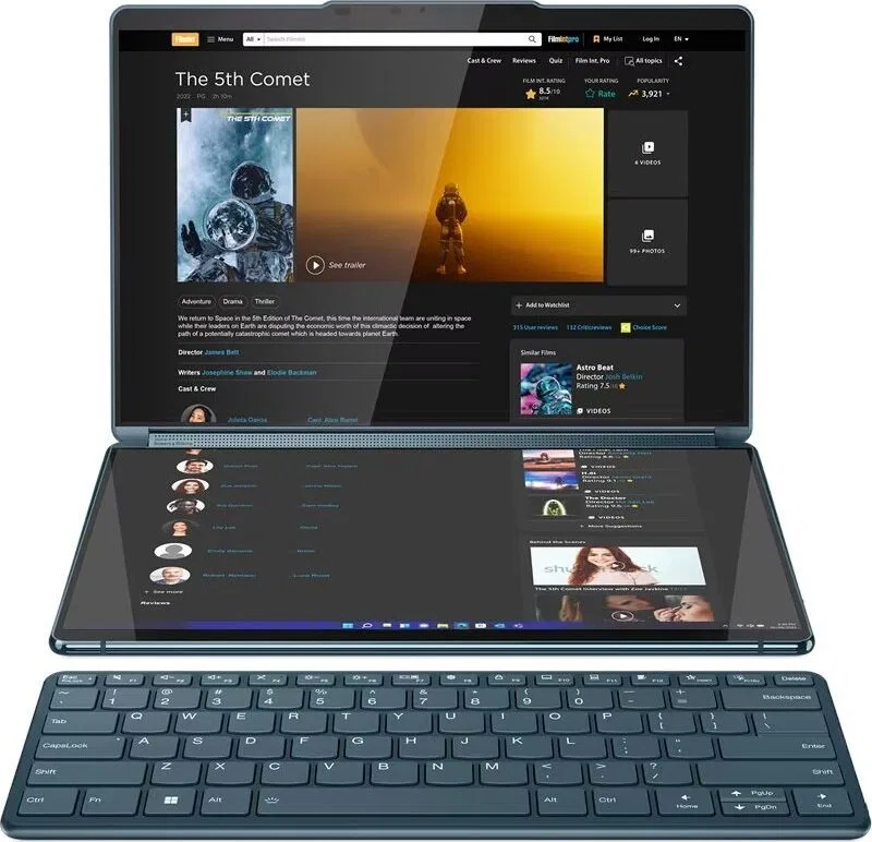 Laptop Lenovo Yoga Book 9 13IRU8 i7-1355U / 16 GB / 1 TB / W11 (82YQ0033PB)