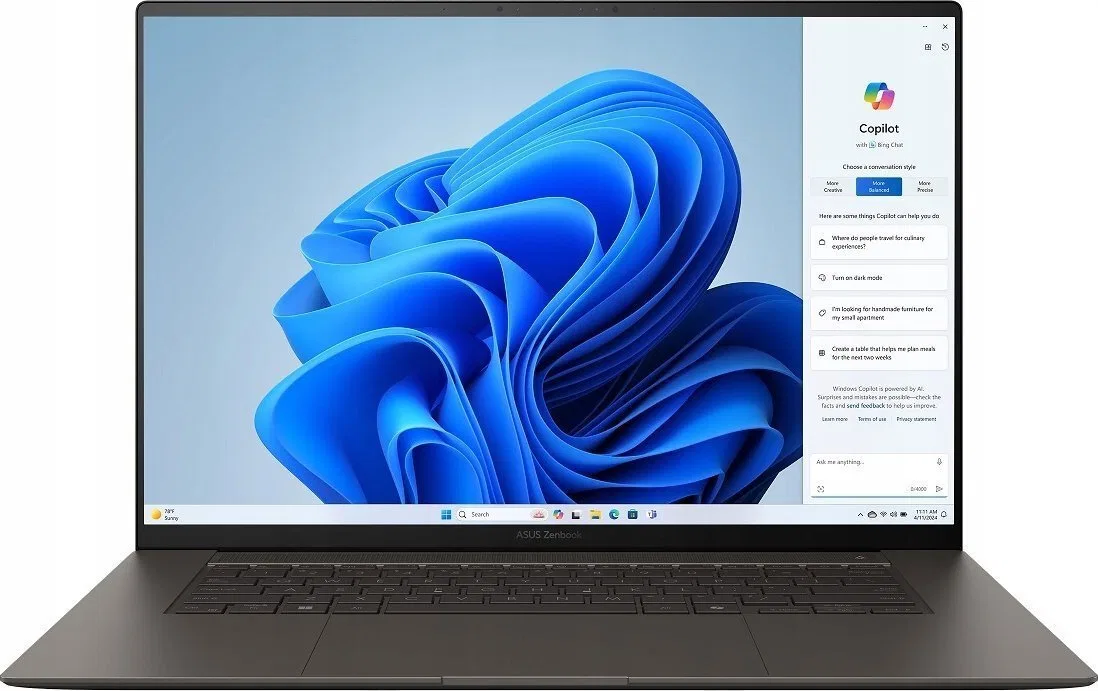 Laptop ASUS Zenbook S 16 UM5606KA-RK006W Ryzen 7 AI 350 16" OLED 3K 120Hz 0,2ms HDR 24GB 1000SSD W11
