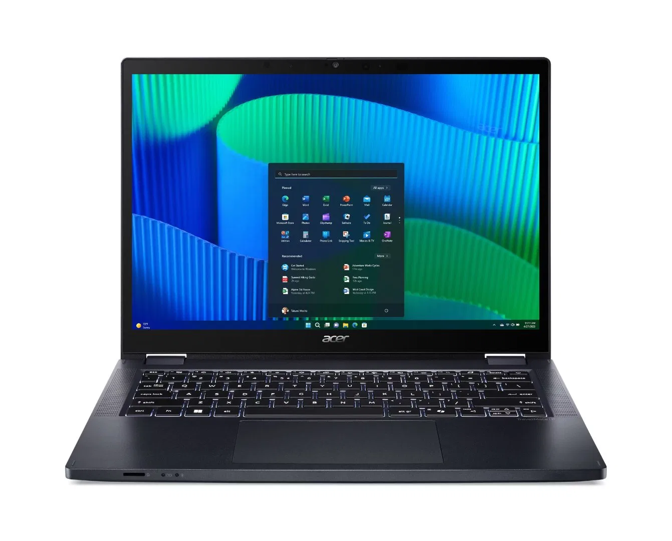 Laptop Acer Acer TravelMate P4 Spin 16:10 5-125U 32GB 1TBSSD W11P